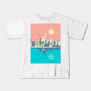 Toronto Canada by Cindy Rose Studio Kids T-Shirt